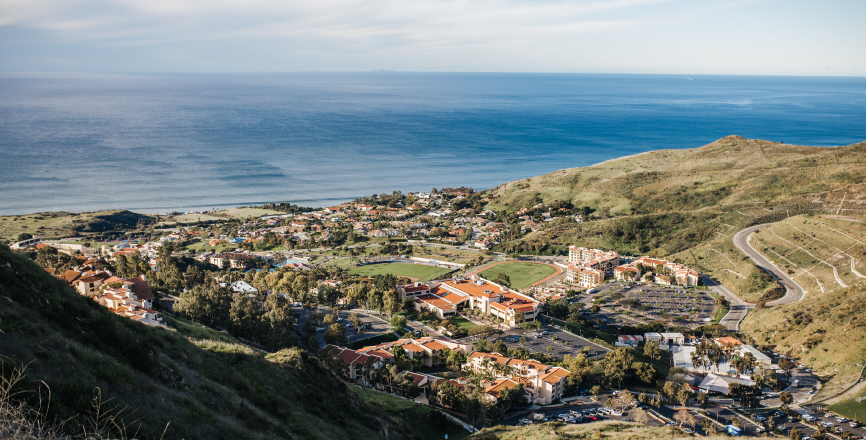 View of the Pepperdine Malibu Campus 