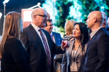 Healthcare professionals at symposium