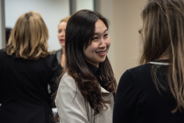 Student consulting with an enrollment advisor